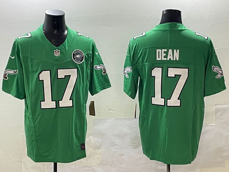 Men Philadelphia Eagles #17 Dean Green three generations 2025 Nike Vapor Limited NFL Jersey style 3